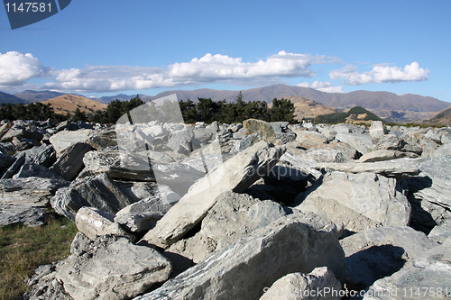 Image of Gneiss rocks in New Zealand