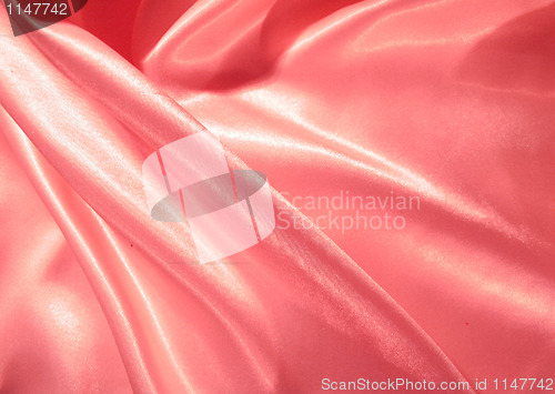 Image of Smooth elegant pink satin as background
