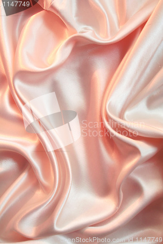 Image of Smooth elegant pink silk as background