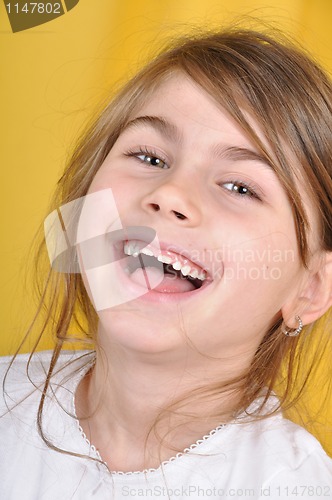 Image of happy laughing child