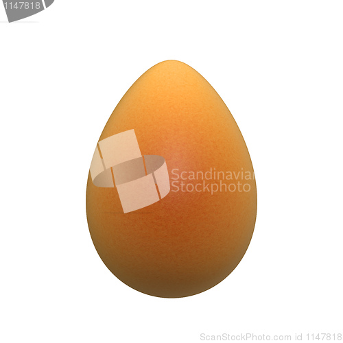 Image of egg on white