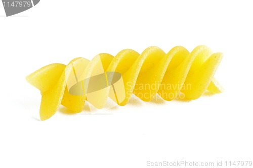 Image of Colorful raw fusilli macaroni