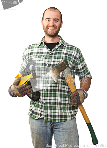 Image of smiling worker