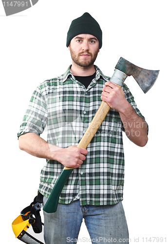 Image of lumberjack portrait