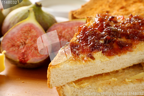 Image of Fig Jam On Toast