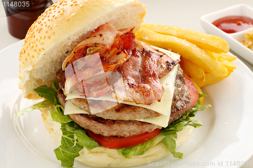 Image of Burger With Bacon