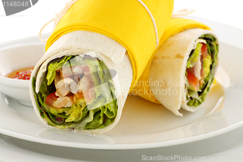 Image of Spicy Chicken Wraps