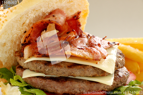 Image of Double Bacon And Cheese Burger