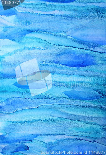 Image of Abstract watercolor background on paper texture 