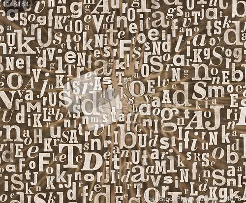 Image of Grunge letter texture