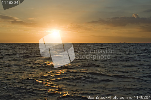 Image of Sunrise on a sea