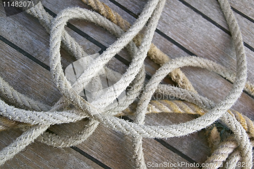 Image of Ropes on a deck