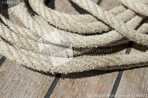 Image of Ropes on a deck