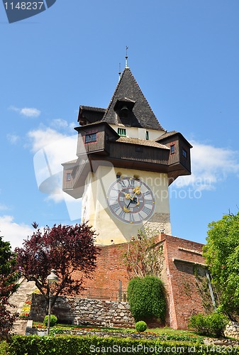 Image of Clock tower in Graz, Austria