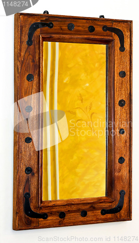 Image of Wooden mirror