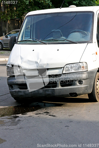 Image of Van crash