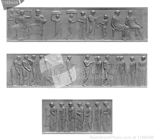 Image of Part of the east frieze of the Parthenon