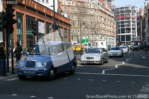 Image of Traffic in London.