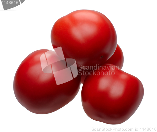 Image of Red tomatoes, isolated