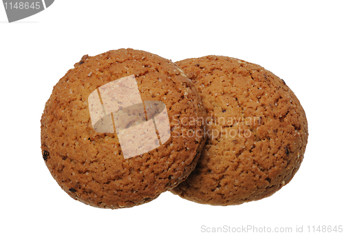 Image of A stack of cookies, isolated
