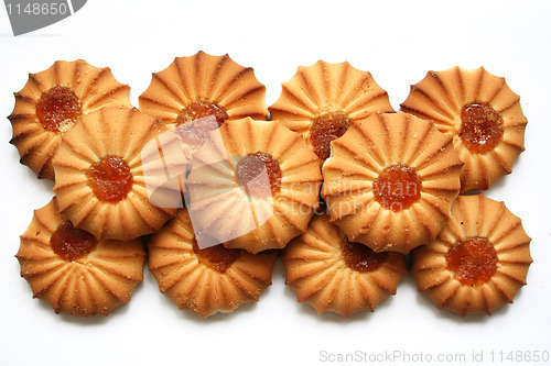 Image of Sweet cookies as background