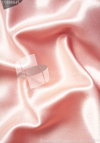 Image of Smooth elegant pink silk as background