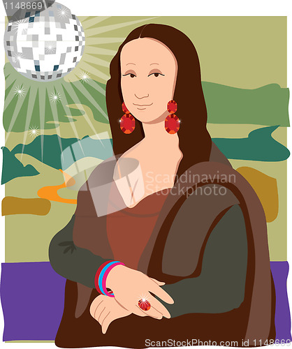 Image of Mona Lisa Disco Lady