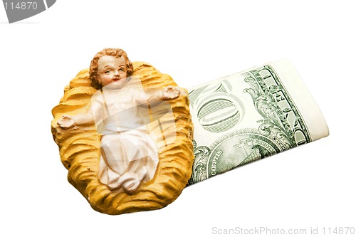 Image of Christ Child VS Commercialism