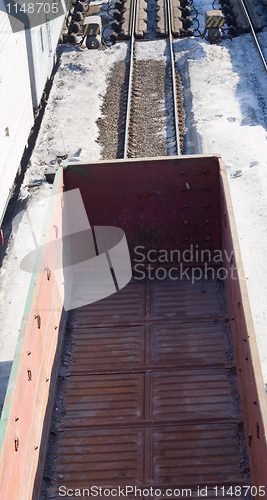 Image of empty  wagon