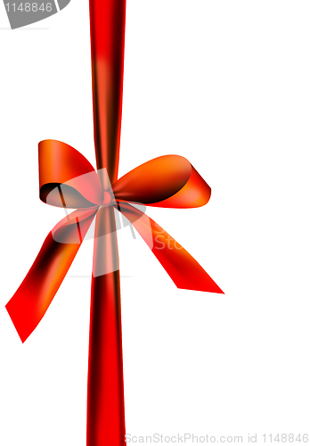 Image of Red gift ribbon