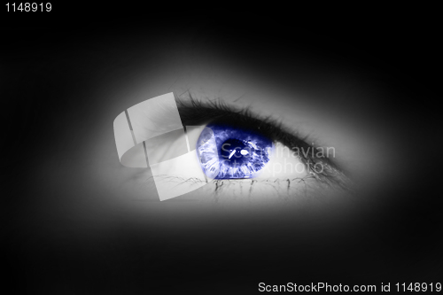 Image of male eye