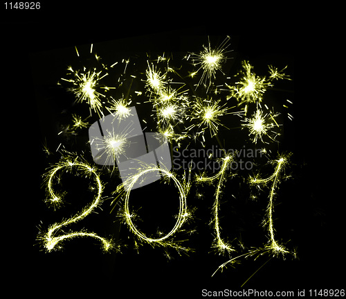 Image of 2011 burning sparkler