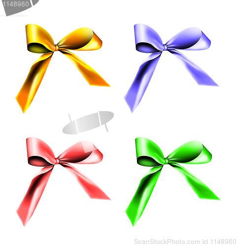 Image of Colorful gift ribbons