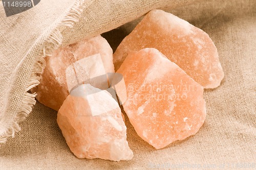 Image of Pink salt of Hymalayas. mineral 