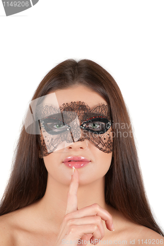 Image of girl at mask