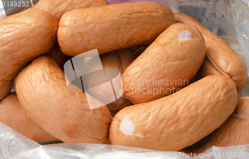 Image of bunch sausage meat