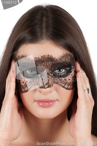 Image of girl at mask