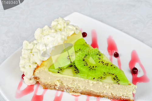 Image of kiwi cake