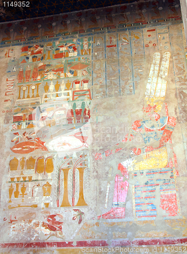 Image of ancient egypt images in Temple of Hatshepsut