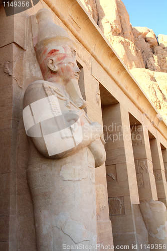 Image of Sculpture of Egypt Queen Hatshepsut in Luxor