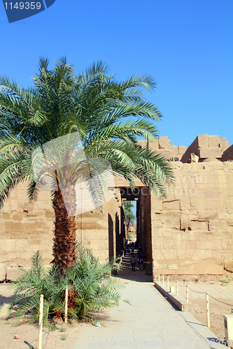 Image of famouse karnak temple in Luxor