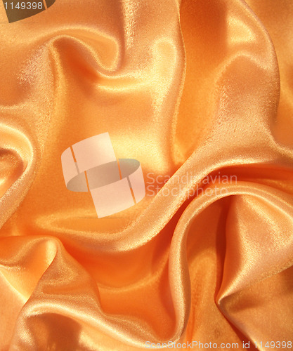 Image of Smooth elegant golden silk as background