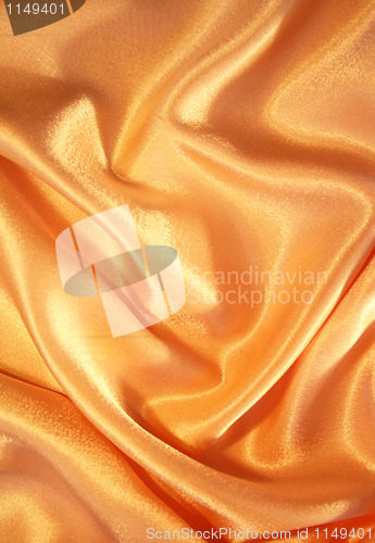 Image of Smooth elegant gold satin as background