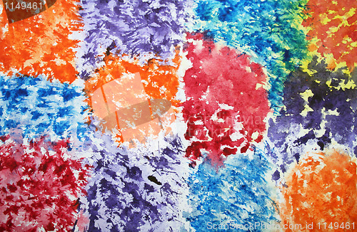 Image of Abstract watercolor background on paper texture