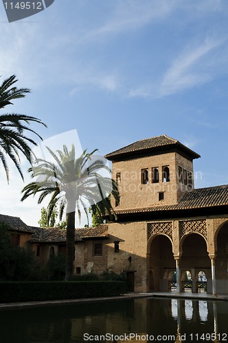 Image of Moorish architecture in the Alhambra