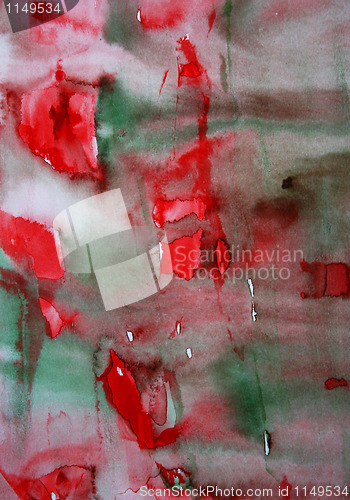 Image of Abstract watercolor background on paper texture 