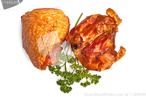 Image of Smoked chicken thighs