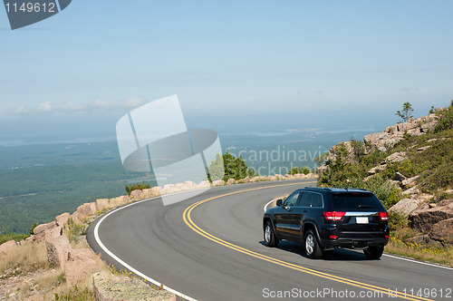 Image of Driving Cadillac Mountain