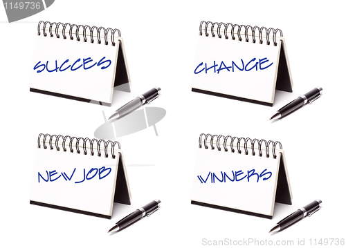 Image of Spiral Note Pad and Pen Series