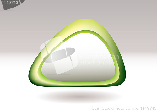 Image of Triangle pebble green